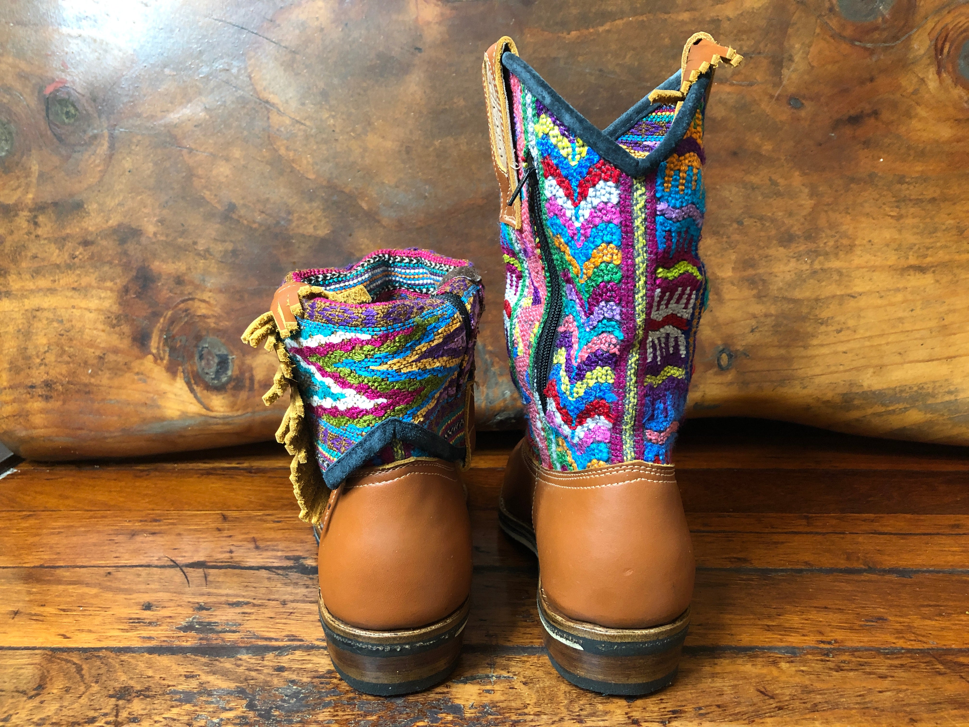 Rainbow cowboy boots best sale