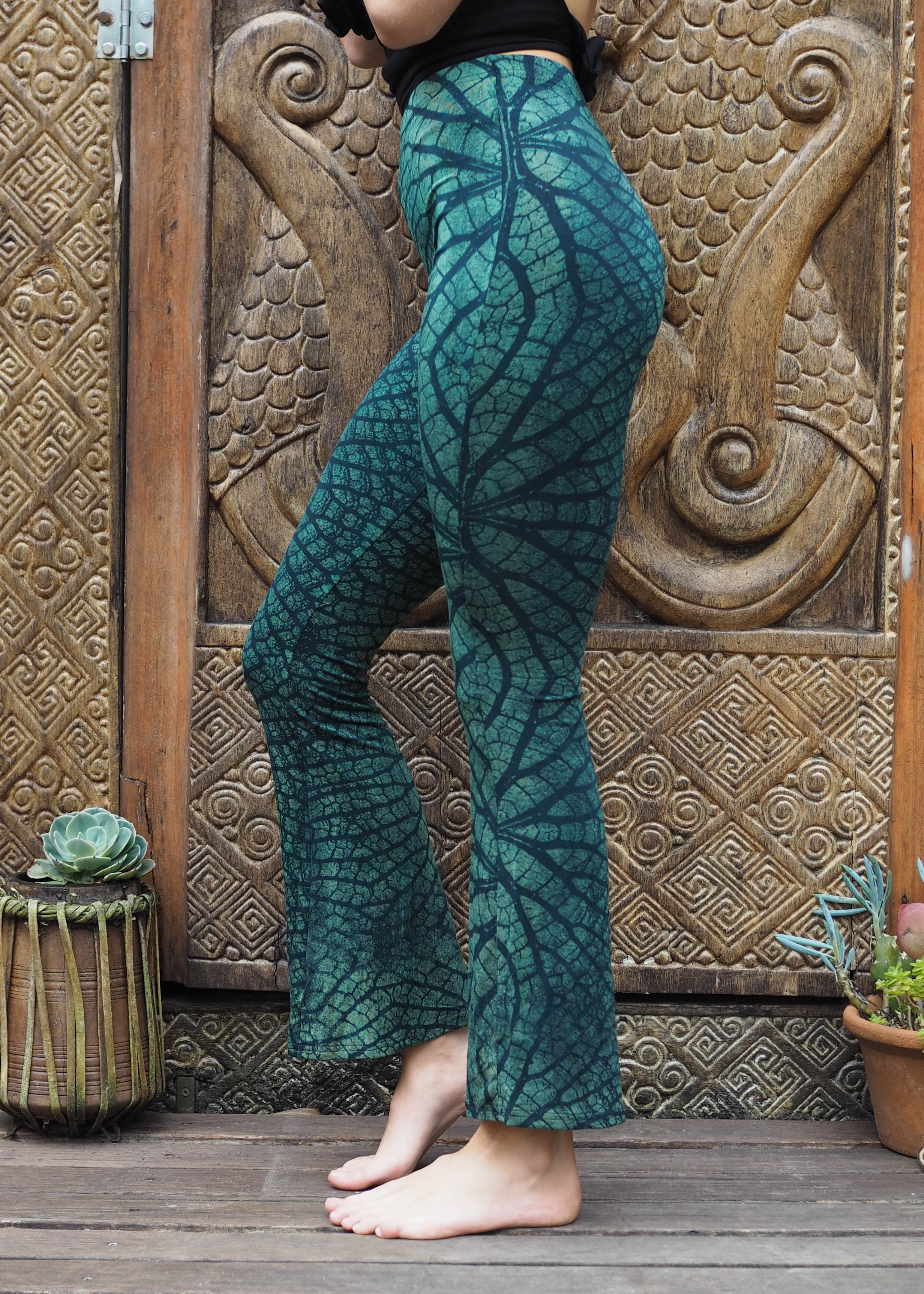 Green hot sale bell bottoms