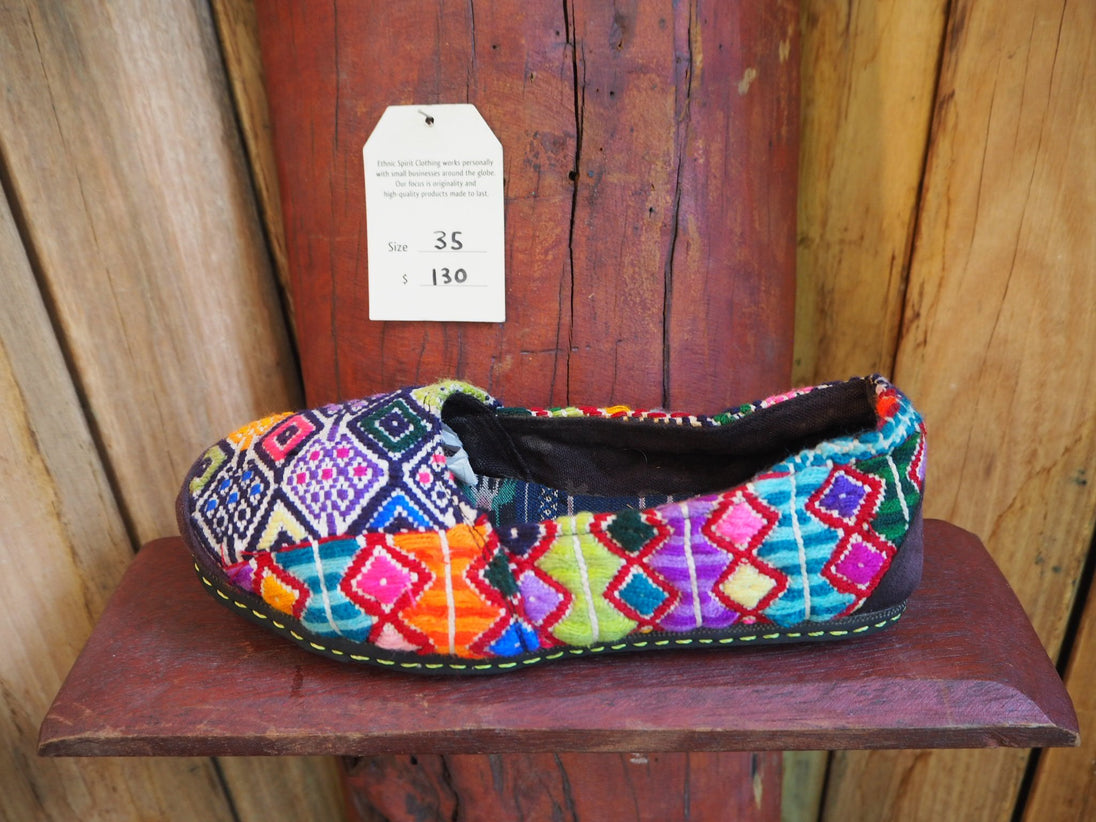 rainbow diamonds slip-ons