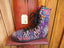 purple pattern on black high top